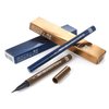 Vtrem 2 Pack Liquid Eyeliner Navy Blue and Light Brown Waterproof Eyeliner Pencil Smudge Proof Slim Eyeliner Freckle Pencil Korean Glitter Eyeliner Long Lasting All Day
