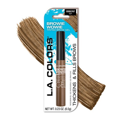 L.A. COLORS Browie Wowie Tinted Brow Gel, Light - Carded CBBG767