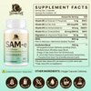 SAM-e Supplement – Capsule Complex with Ashwagandha Extract, L-Theanine, Rhodiola, St. John’s Wort, Omega-3 Fatty Acids, Magnesium, B Vitamins & D3, 120 Capsules