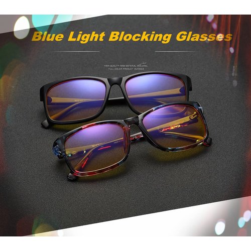 RuiJinGen Blue Light Blocking Glasses AM15 (AM15 BlackFlower)