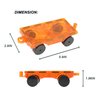 NEOFORMERS Magnetic Cars 4-Piece Magnetic Construction Set, Truck Kit Toy with Stronger Magnets 4 Set Cars