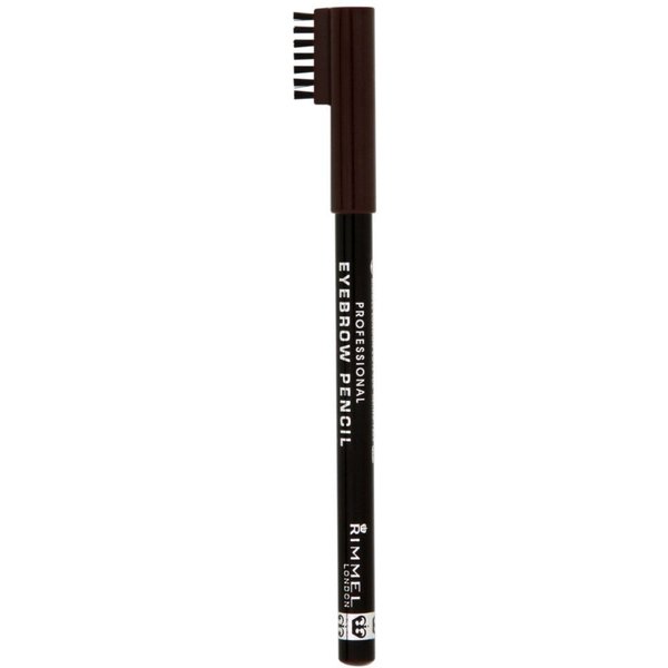 Rimmel Professional Eyebrow Pencil, Dark Brown 1 ea (Pack of 8)