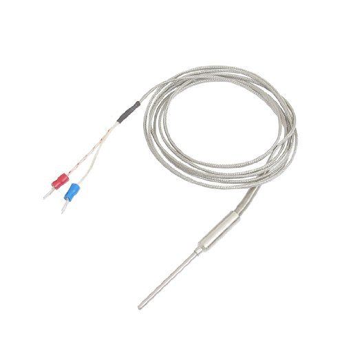 uxcell a12100600ux0328 K Type 50 mm x 3 mm Temperature Controller Earth Thermocouple Probe 2M