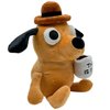 Tavashome This is Fine Dog Plush, 11" inches Sized, Funny Coffee Drinking Dog Stuffed Animal Action Figures Soft Dolls Meme Plushies, Xmas Birthday Party Holiday Humorous Hilarious Ideal Gifts