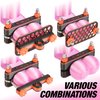 CBT BDSM Testicle clamp and Compression Device with Weight Suspension Function – red and Black Nova Lux Set – Erotic Toy for Men