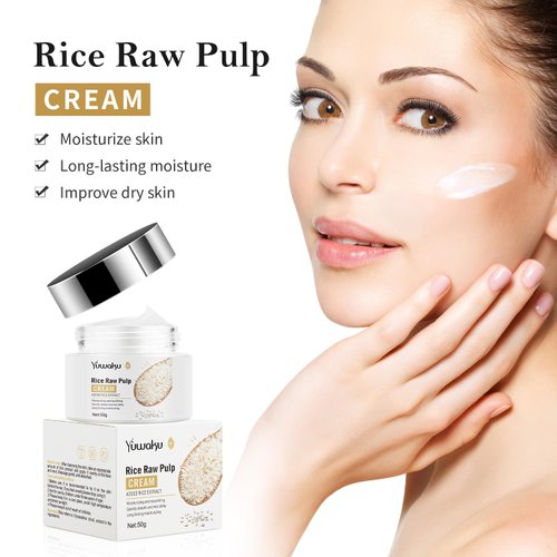 Daxstar Pure Rice Essence Holy Hydration Face Cream,Sunscreen, Moisturizes & Softens Skin, Quick-Absorbing & Ultra-Hydrating, 1.8 Oz