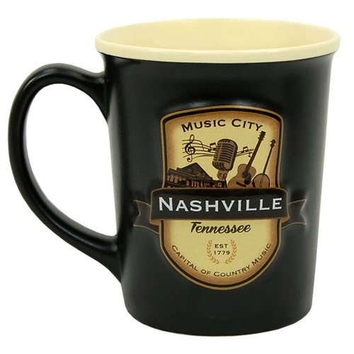 Americaware - City of Nashville Souvenir Ceramic Coffee Mug / Cup - 18oz