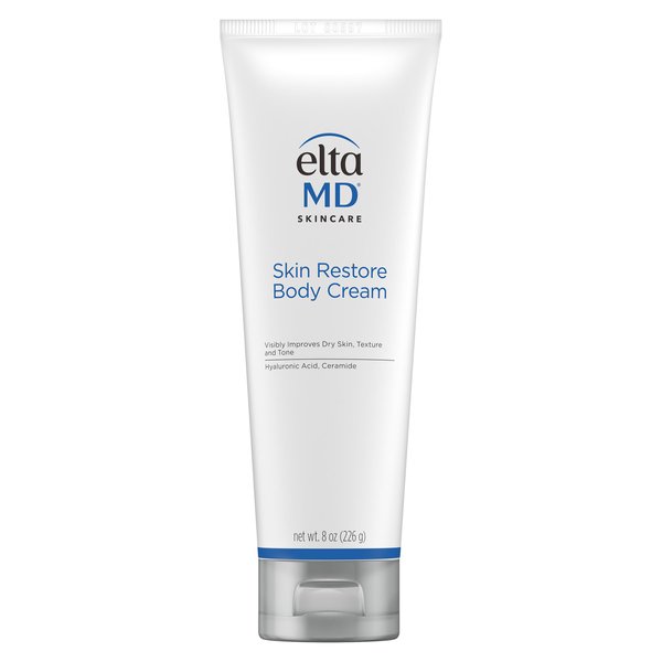 EltaMD Skin Restore Body Cream, Fragrance-Free Body Lotion for Women, Made with Hyaluronic Acid and Niacinamide, 8 oz Tube