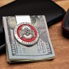 Heritage Pewter Ohio State Money Clip | Durable Money Holder | Intricately Crafted Metal Pewter Alma Mater Inlay