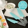 Playful Chef: Safety Knife Set for Kids – 3 Knives Plastic Blades with Serrated Edges – Safe for Little Hands, Ages 5 & up - Dishwasher Safe