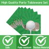 Rakuto Golf Party Plates Napkins - 64PCS Golf Party Supplies Golf Party Tableware Set Golf Theme Paper Plates Napkins Forks Disposable Golf Plates Golf Birthday Party Decorations Supplies(16 Guests)