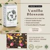 Vanilla Blossom Black Tea, Tea Bags, Rose, Orange & Vanilla, High Caffeine, Perfect Iced & Hot Tea - 16 Cups | The Spice Hut, First Sip of Tea