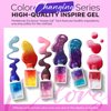 modelones Color Changing Gel Nail Polish, 6 Colors Summer Pink Blue Purple Orange Neon Mood Temperature Change Gel Polish Set Soak Off DIY Home Nail Art Gift