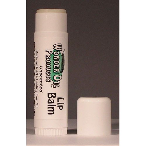 8X Moisturizing Lip Balm with 40% Healing Emu Oil .19 oz. (5.4 g) LONGEST LASTING!