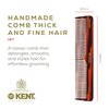 Kent 16T Fine Tooth Comb and Wide Tooth Comb for Hair, Kent Beard Comb and Mustache Comb for Hair Styling, Travel Comb Grooming for Men and Women