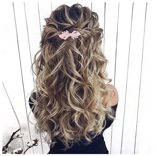 Allereyae Pearl Hair Clip Barrette Gold Pearl Hair Barrette Clip Pearl Wedding Headpieces Decorative Pearl Flower Head Clip Headwear Bride Hair Accessories for Women