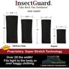 InsectGuard Permethrin Treated Tick Gaiters/Sleeves and Mosquitoes Flies Chiggers & More Insect Repellent Complete Package 3 (Black/Black)