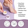 ZenToes Natural Foot Balm Cream for Dry Cracked Heels and Feet with Coconut Oil, Tea Tree Oil, Vitamin E Oil, Jojoba Oil, Shea Butter, Lavender Essential Oils - Hydrate, Soften Rough Skin