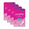 Carefree Panty Liners for Women, Thong Liners, Unwrapped, Unscented | Pantiliners, Carefree Liners, Daily Liners for Women, Light Periods and Leaks | 196ct (4 Packs of 49ct) (Packaging May Vary)