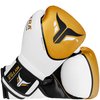 Mytra Fusion Punch Hard Boxing Gloves Artificial Leather Boxing Gloves 10oz 12oz 14oz 16oz Boxing Gloves for Training Punching Sparring Punching Bag Muay Thai Kickbox (14-oz, White Gold)
