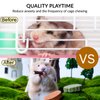 50-60 Pcs Rabbit Chew Toys, Bunny Toys, Guinea Pig Hamster Chew Toys, Rabbit Chew Toys for Teeth, Timothy Stick, Sweet Bamboo, Apple Stick, Prevent Teeth Overgrowth, Clean Teeth, for Small Animals