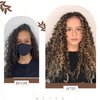 Hetto Curly Clip in Hair Extensions Human Hair Natural Wavy Clip in Human Hair Extensions #P4/27 Brown Highlight Blonde Curly Hair Extensions Clip in Human Hair 14 Inch 7Pcs 105g +20g