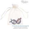 Parcelona French Round Inner Teeth Tortoise Shell and Black Cellulose Set of 2 Hair Clips for Women