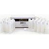 Vivaplex 50, Clear, Empty, 5.5 ml Lip Balm Tubes with White Caps