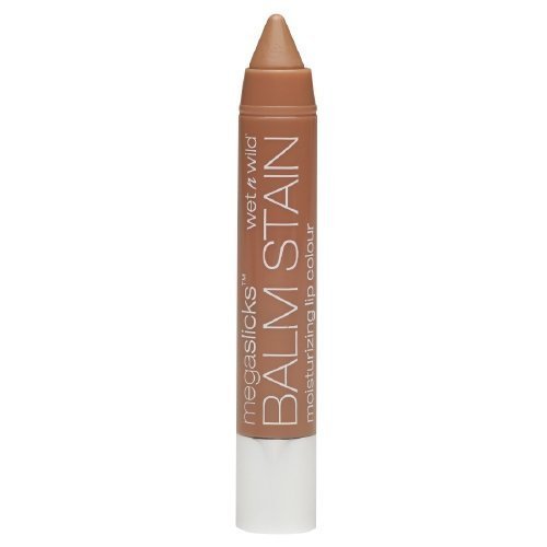 Wet n Wild MegaSlicks Balm Stain Moisturizing Lip Color, Nudist Colony 0.1 oz (3 g) by Wet 'n Wild
