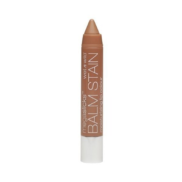 Wet n Wild MegaSlicks Balm Stain Moisturizing Lip Color, Nudist Colony 0.1 oz (3 g) by Wet 'n Wild