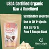 PLANTORIGIN Shea Butter 1 lb | Raw USDA Certified Organic | African Unrefined | Great for Hair, Skin, and your DIY Projects | Soap Making Base, Lip Balm, Stretch Mark Cream.