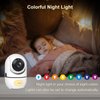 VTimes Baby Monitor with Camera and Audio, 5.5" 720P HD Screen Video Baby Monitor No WiFi VOX Mode Pan-Tilt-Zoom Alarm and 1000ft Range, Night Vision Night Light Lullaby, Ideal for Baby/Elderly/Pet