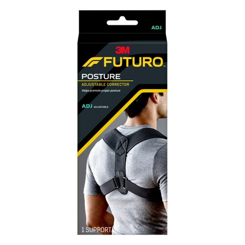 FUTURO Posture Corrector, Fits Men and Women, Helps Promote Better Posture, Back Support, Doctor Developed, Adjustable