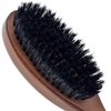 Murai By Giorgio GM6F Oval Cherrywood Facial Brush - Exfoliating Boar Bristle Brush for Beard Grooming and Hair Care