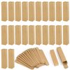Cositina 100 Pack 0.78 * 0.78 * 3.34 inch Kraft Paper Lipstick Box Rectangle Lip Balm Kraft Boxes Essence Oil Bottle Packaging Organzier for Makeup Sample Tube Storage DIY Gifts - Brown