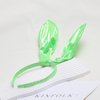 Doneace Easter Bunny Ears Headband Glittery Rabbit Ears Hairband for Girls Kids Green Bunny Costume Cosplay Accessories for Women Easter Party Supplies Birthday Decoration 1PCS