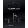 Moen Align Matte Black 9-inch Modern Hand Towel Bar, Bathroom Towel Hanger, YB0486BL