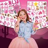 100PCS Disco Cowgirl Temporary Tattoos Stickers Themed Pink Western Horse Rodeo Birthday Party Supplies Favors Decorations Preppy Y2K Tattoo Sticker Gifts For Women Girls School Prizes Carnival