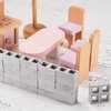 Deekin 24 Pcs Mini Cinder Blocks 1/12 Scale Mini Bricks Miniature Cinder Blocks Concrete Mini Cement Building Blocks for Mini Dollhouse Accessories DIY Construction Office Desk Toys Supplies (Gray)