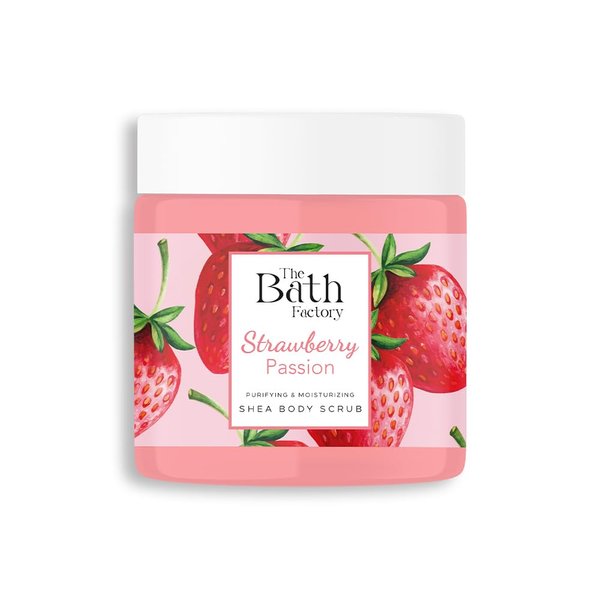 The Bath Factory Strawberry Shea Body Scrub,10.5 floz