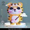JQARCH Animal Tiger Micro Building Blocks, Cute&Majestic Forest Animals Tiger, Gift for Adults and Kids (Tiger 4513pcs)