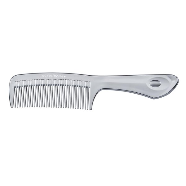 LOVE CHROME F TETSUKI SILVER/Japanese artisan hair comb