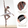 Much Hotter Womens Elastic Hair Nets Accessories, 10pcs Ballet Dance Bun Cover, Black Reusable Invisible Hair Bun Nets for Women and Girls