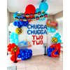 RGT 26 PCS Chugga Chugga Two Two Party Supplies Train Theme 2nd Birthday Decoration Train Birthday Cake Topper