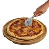 Boska Stainless Steel Pizza Cutter - Oslo Multifunctional Pizza Wheel Cutter - Handheld Food Slicer - Silver Non-Stick Roller - For Kitchen Cooking