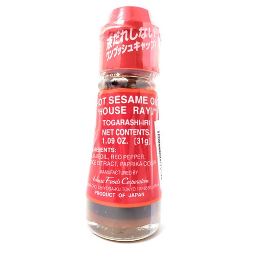 Hot Sesame Oil (Rayu Chilii Oil) - 1.09oz [Pack of 3]