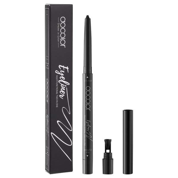 docolor Eyeliner Gel Eye Liner Pen Ultra-Pigmented Waterproof Smudge-proof Gel Eyeliner Pencil, Black