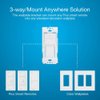 Lutron Caseta Smart Lighting Wall Plate Bracket for Pico Smart Remote(Pico Sold Separately), Directly Mount Pico Remote To The Wall, 3-Way (No Wires Required), PICO-WBX-ADAPT