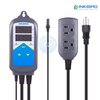 Heating Thermostat Aquarium Reptile Submersible Probe Sensor Inkbird ITC306T Heater Relay Digital Greenhouse Temperature Controller Dual Stage Timer Time Switch ONLY Heat Plug Outlet NO Cooling