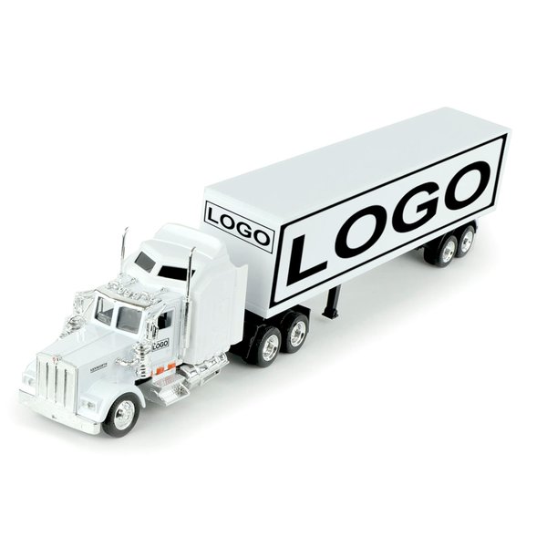 Toy Trucks, Corporate Gift, Your Logo, Custom Gifts Diecast Trucks, Trucker Gifts, Customized Gifts, Replica Kenworth W900 Semi Truck